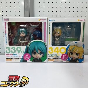 mBM782b [未開封] ねんどろいど 339a 初音ミク 水着Ver.&FamilyMart2013Ver. 340 鏡音リン FamilyMart2013Ver. | フィギュア F