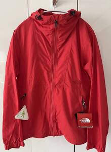 THE NORTH FACE 　ザノースフェイス★ナイロ　コンパクトジャケット　静電気ケア【L】レディース　赤　レッド系　NPW71530 アウトドア