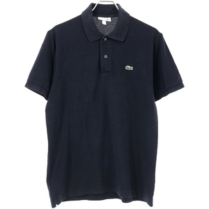 LACOSTE ラコステ ショートスリーブ鹿の子ポロシャツ L1212AL ネイビー M ITRYU8P39LVU