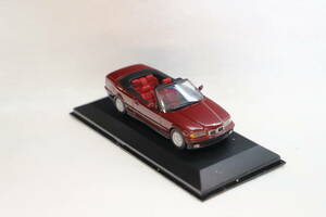 ミニチャンプス★BMW 3シリーズ　カブリオレ1992レッド★BMW 3-series cabriolet 1992 red ★No. 430 023332★1/43★美品