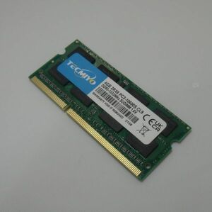 [TK] メモリ ノートパソコン テクミヨ 4GB 2RX8 PC3－10600S CL9 DDR3－1333MHZ SODIMM 1.5V