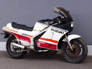 【3412WQ】SUZUKI RG400ガンマ♪レストアベース・部品取りに♪RG400Γ♪返納証明書付♪