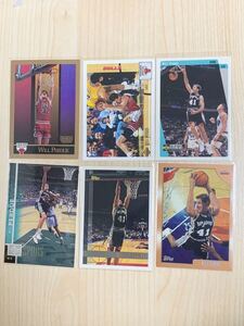 NBA Trading Card Will Perdue 6枚セット SkyBox Upper Deck 90-98 ウィル パデュー Chicago Bulls The Last Dance 正規品 画像転載禁止