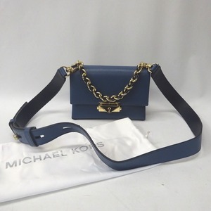 Ft605011 マイケルコース ショルダーバッグ 2Way チェーンハンド ブルー レディース Michael Kors 中古