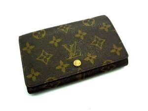 LOUIS VUITTON ルイヴィトン M61730 モノグラム ポルトモネ ビエトレゾール 二つ折り 財布 ウォレット ブラウン系 DH1406