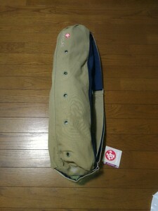 希少★ マンドゥカ 　MANDUKA　ヨガマットバッグ　マットケース　天然コットン　キャンバス生地 ２ジッパー インナーポケット/ホルダー付き