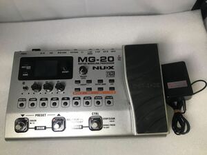 B）NUX MG-20 マルチエフェクター ニューエックス MG-20 動作確認済