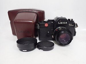 Leica ライカ フィルム一眼レフカメラ R3 ELECTRONIC ボディ + 単焦点レンズ LEITZ SUMMICRON-R 50mm F2 ズミクロン ジャンク品 ∩ 70BB2-2