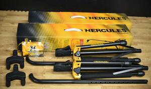 TY10-6 【現状品】HERCULES ハーキュレス ギタースタンド つり下げタイプ 2点セット 箱あり 器材 音楽 中古品 保管品