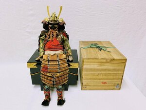 14518/旧家蔵出し品 時代 五月人形 鎧飾 甲冑 具装束 箱付 京都老舗 日本人形 端午の節句 時代 骨董 古美術 古道具タグボート