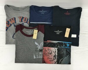 アメリカンイーグルアウトフィッターズ AMERICAN EAGLE OUTFITTERS Tシャツ XL グレー系他 5点セット売り 未使用 2409WR024