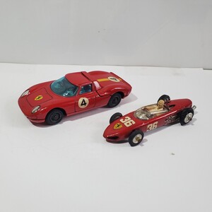 CORGI TOYS コーギー「Ferrari BERLINETTA 250 LE MANS」と「 フェラーリ F 1 」2台セット イギリス製 中古 690