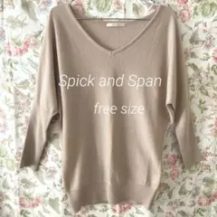 Spick and Span スピックアンドスパン　Vネックニット　アンゴラ混