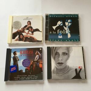 洋楽 4枚セット MICHAEL NYMAN a la folie DIANE KURYS allure robyn is here SLEEPLESS IN SEATTLE CELINE DION CLIVE GRIFFIN アルーア