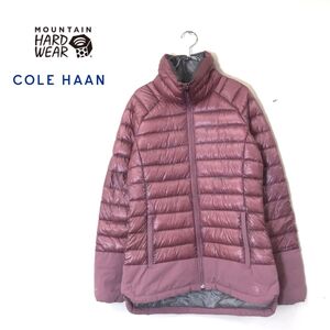 1I2538-N◆美品◆ COLE HAAN MOUNTAIN HARD WEAR コールハーン マウンテンハードウェア ダウンジャケット コート◆sizeS ピンク系 ナイロン