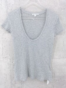 ◇ standard james perse ジェームス パース フレンチスリーブ Tシャツ カットソー サイズ0 グレー レディース