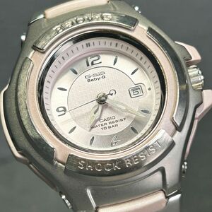 美品 CASIO カシオ Baby-G ベビージー G-ms ジーミズ STG-110 腕時計 クオーツ アナログ ステンレススチール 新品電池交換済み 動作確認済