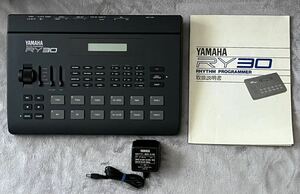 ◎ YAMAHA RY-30 RHYTHM PROGRMMER ヤマハ リズム プログラマー ドラムマシン リズムマシン 取扱説明書 純正アダプター付属 通電確認済