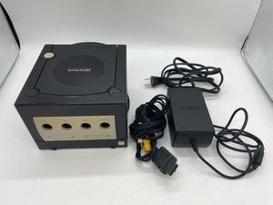 K3306◆ 【通電確認済】 Nintendo 任天堂 ニンテンドー ゲームキューブ 本体 ブラック DOL-001(JPN) GAME CUBE 2001年 ゲーム機