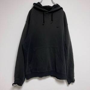 00s ナイキ NIKE Small Swoosh Hoodie パーカー L ブラック