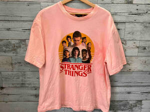 H&M エイチアンドエム 半袖Tシャツ STRANGER THINGS ピンク Mサイズ