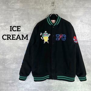 『ICE CREAM』アイスクリーム (XL) スタジャン / LEFLAH初期