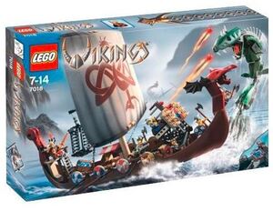 レゴ LEGO ☆ バイキング Viking シリーズ ☆ 7018 バイキングシップ Viking Ship challenges the Midgard Serpent ☆ 新品 ☆ 2005年製品