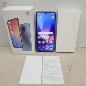 Xiaomi Redmi Note 9S(M2003J6A1R)グレイシャーホワイト/判定−/SIMフリー/Android12/MIUI14/64GB/6.67インチ/2020年 箱説付 ジャンク【10