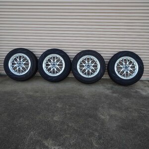 中古アルミ LICENSED BY BBS ASA 17インチ×7JJ ET48 PCD114.3 5H &ピレリスタッドレス 225/65R17 2021年製 バリ溝 4本セット 手渡し可