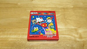 ★GB「サンリオカーニバル(SANRIO CARNIVAL)」箱・取説付き/CHARACTER SOFT/GAMEBOY/ゲームボーイ/PZL/レトロゲーム/ハローキティ★