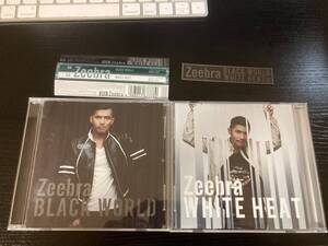 Zeebra Black World / White Heat CD ステッカー付き hiphop