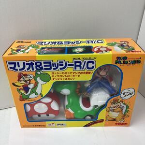 Σ☆レア品☆TOMY☆SUPER MARIO WORLD☆マリオ＆ヨッシーＲ/Ｃ☆NINTENDO☆MADE.IN.JP☆未使用品☆美品☆当時物☆昭和レトロ☆絶版☆希少