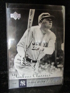 プロ野球カード　ベーブルース　2004 Upper Deck Yankees Classics #71