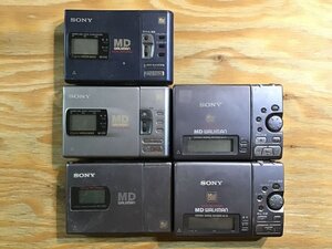 SONY MZ-R30 MZ-R4ST 他 ソニー MDプレーヤー WALKMAN MDウォークマン レコーダー 5点セット◆ジャンク品 [0592MP]