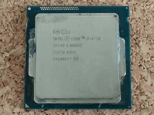 Intel Core i7-4770 【CPU】