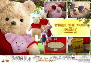 ホットトイズ MMS503 『プーと大人になった僕』 可動 フィギュア プー＆ピグレット ２体セット Winnie the Pooh くまのプーさん ディズニー