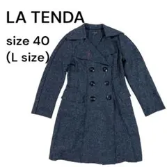 LA TENDA ピーコート　グレー　レディース　40 L 1074