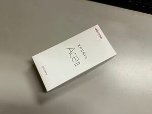 SONY　XPERIA　AceⅡ　ホワイト白　未使用（ほぼ新品）