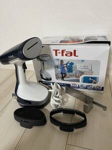 ジャンク T-fal 衣類スチーマー 付属品あり アクセススチーム プラス ティファール DT8100J0 ハンディアイロン スチーム