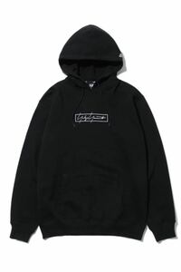 【新品L】Yohji Yamamoto FW21 裏毛 プルオーバーフーディー ボックスロゴ 黒 size L / ヨージヤマモト new era ニューエラ box logo