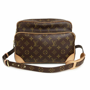 （未使用　展示品）ルイ ヴィトン LOUIS VUITTON ナイル ショルダーバッグ 斜め掛け モノグラム ブラウン 茶 ゴールド金具 M45244