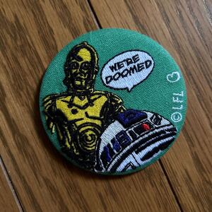 ＊レア＊ スターウォーズ　C-3PO 刺繍 ミラー　ミニミラー