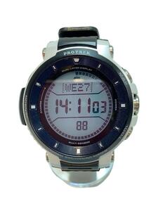 CASIO◆PROTREK Smart Outdoor Watch/デジタル/ラバー/BLK/BLK/WSD-F30