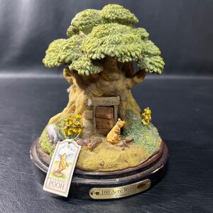 ZA111 Disney CLASSIC POOH 100 Acre Wood プーさん 置物 一部破損補正有