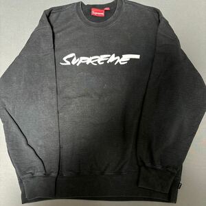 Supreme シュプリーム M サイズ 正規品 中古 Crewneck スウェット トレーナー クルーネック Logo Sweater ブラック Black Futura