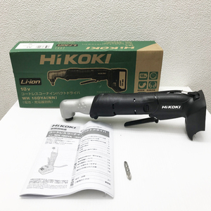 【未使用品】HiKOKI/ハイコーキ 18V コードレスコーナインパクトドライバ 本体のみ バッテリー電池・充電器別売