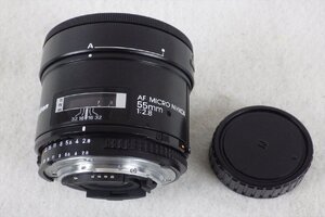 ☆ Nikon ニコン AF MICRO NIKKOR 55mm 2.8 レンズ 中古 現状品 241107M4589