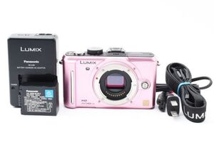 《美品》パナソニック Panasonic LUMIX DMC-GF1 ピンク ボディ #4059A1007