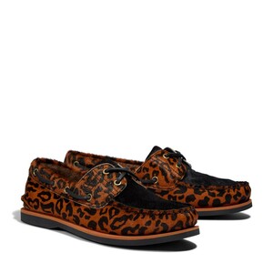 ティンバーランド WACKO MARIA Timberland ワコマリア 2eye boat shoes leopard メンズ クラシック ツーアイ ボートシューズ サイズ US7.5 