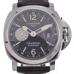 値下 パネライ PANERAI PAM00088 ルミノール GMT アッチャイオ 自動巻き メンズ 良品 箱・保証書付き A#130208